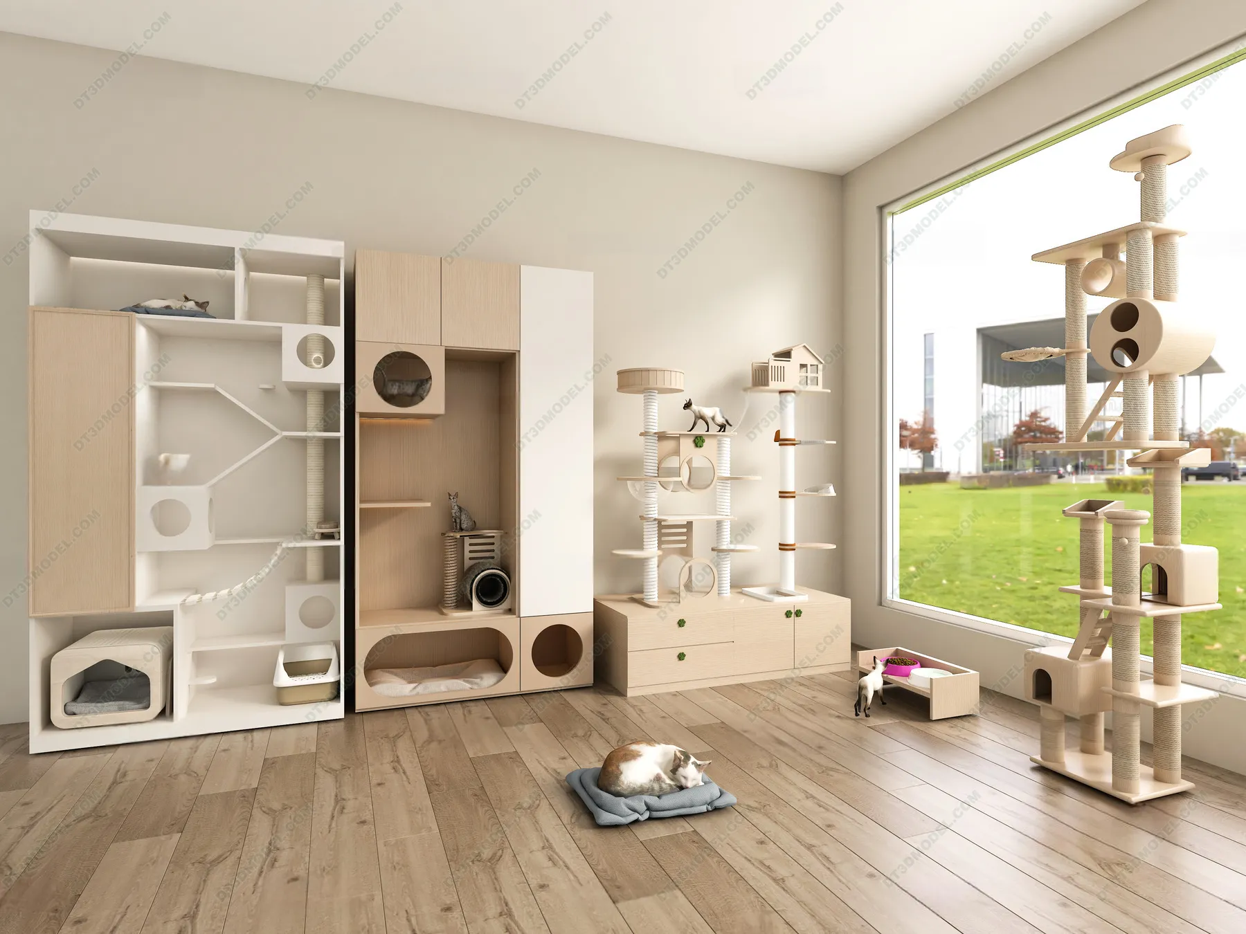 3D Models of Decoration for pet – 042 – VRAY