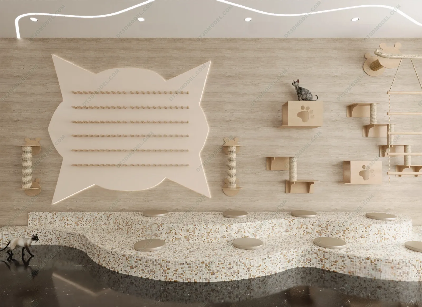 3D Models of Decoration for pet – 044 – CORONA