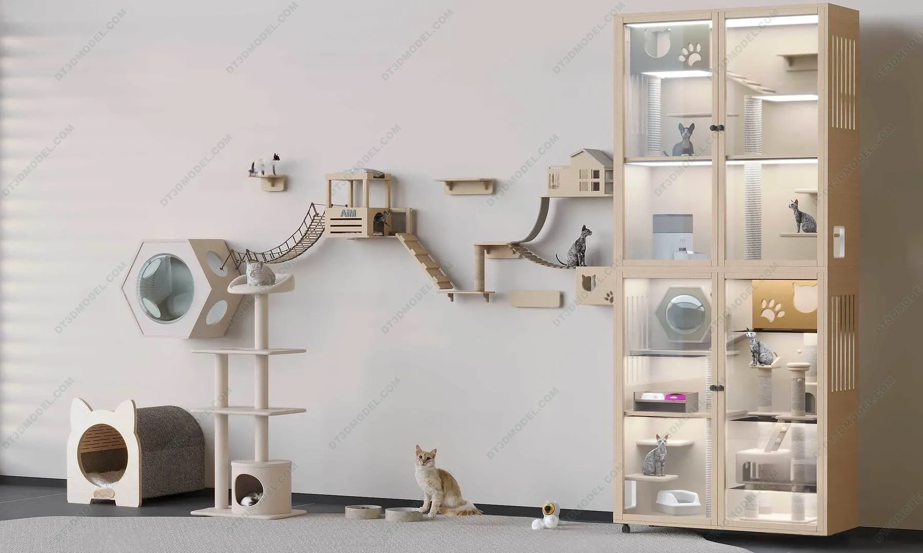 3D Models of Decoration for pet – 047 – VRAY