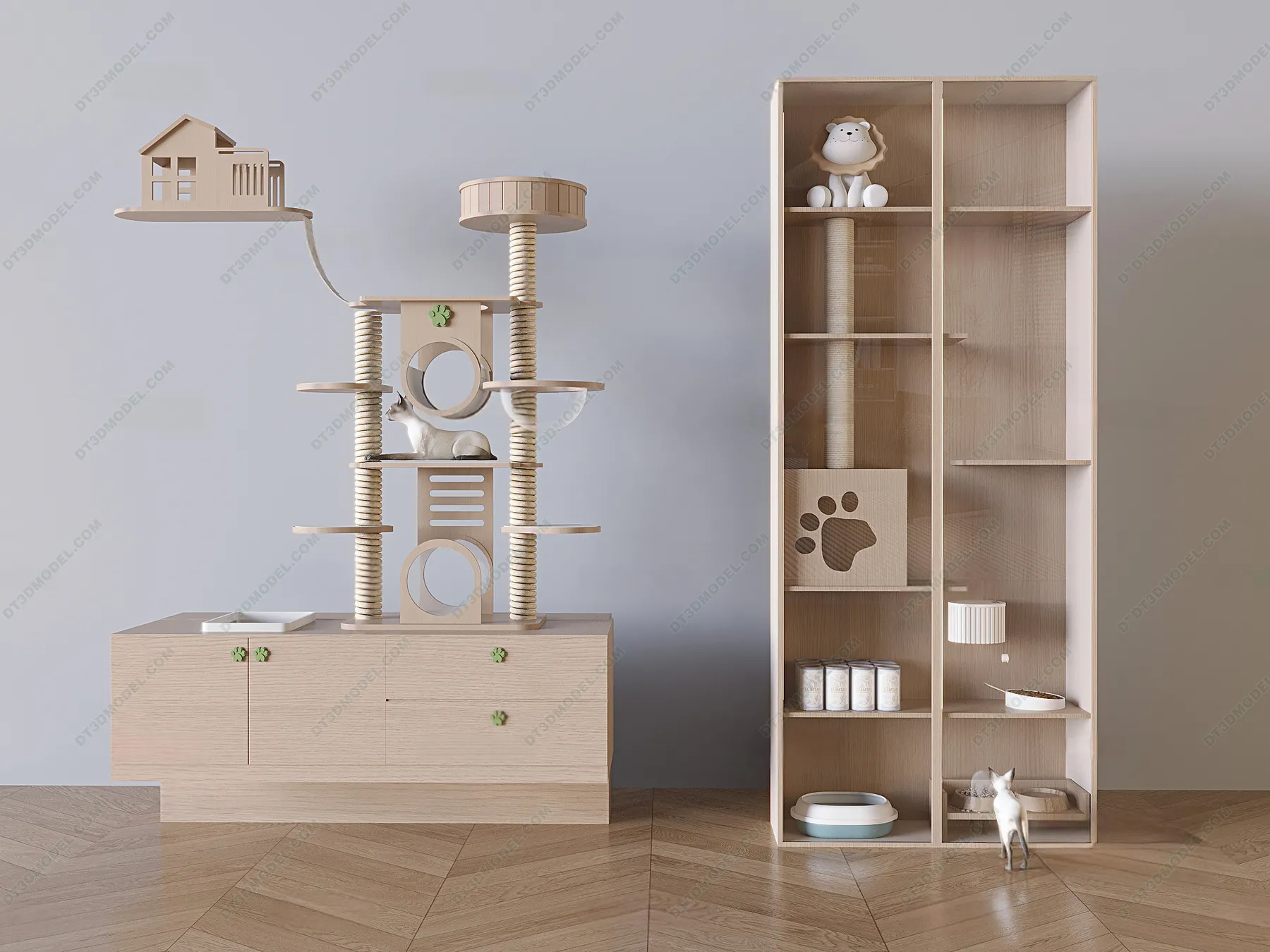 3D Models of Decoration for pet – 048 – VRAY