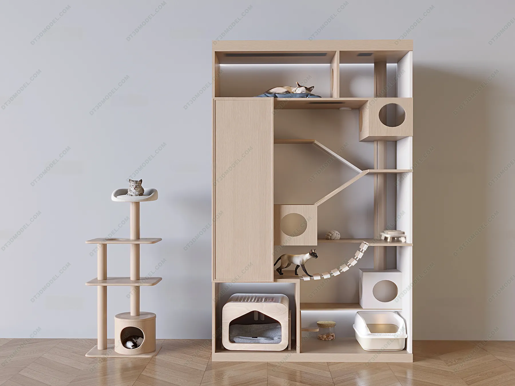 3D Models of Decoration for pet – 050 – VRAY