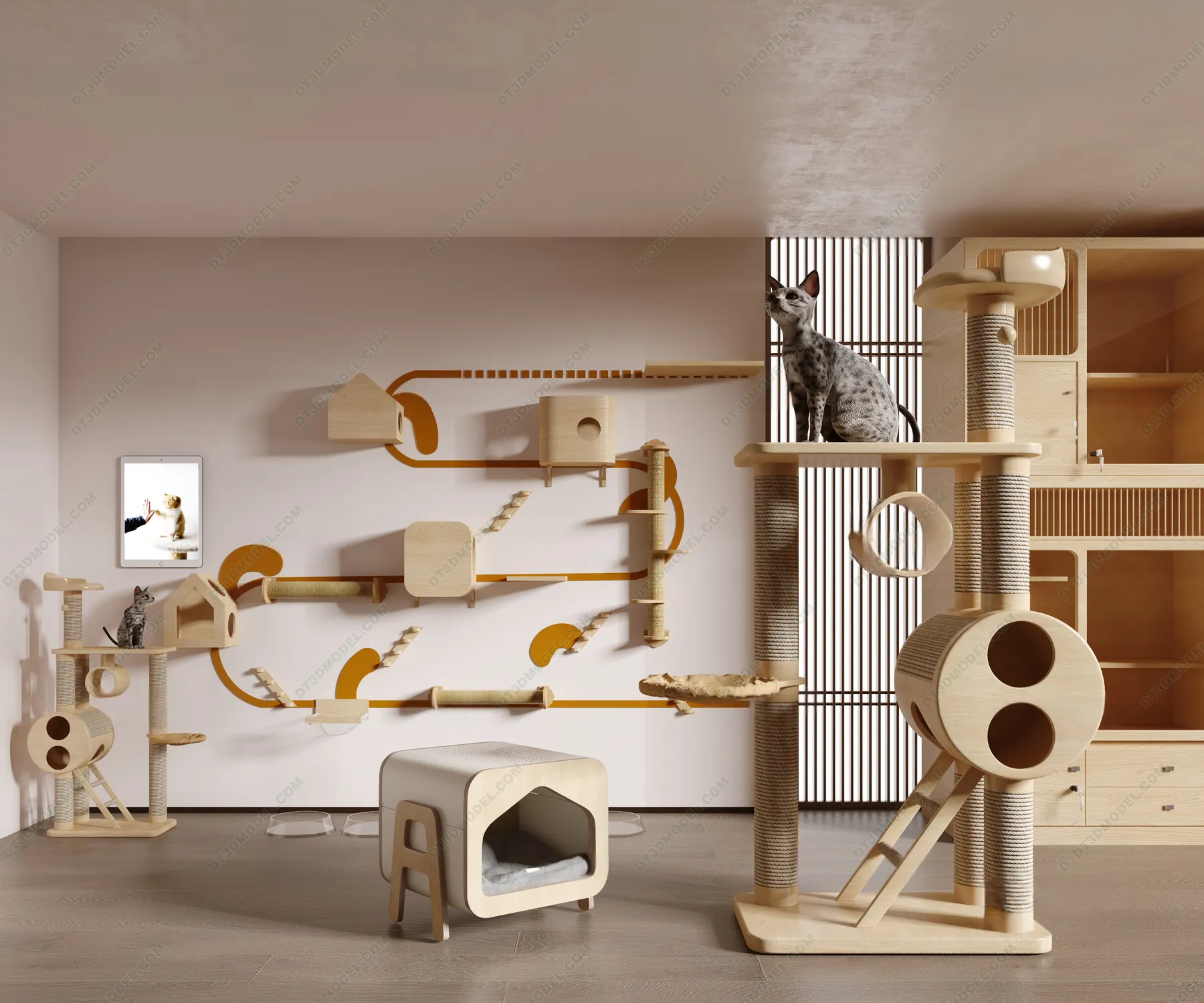 3D Models of Decoration for pet – 053 – VRAY