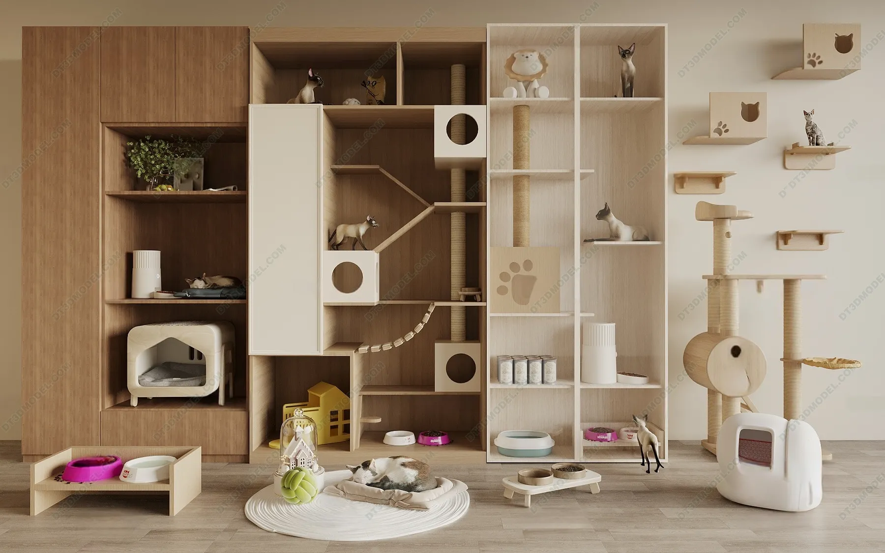 3D Models of Decoration for pet – 056 – VRAY