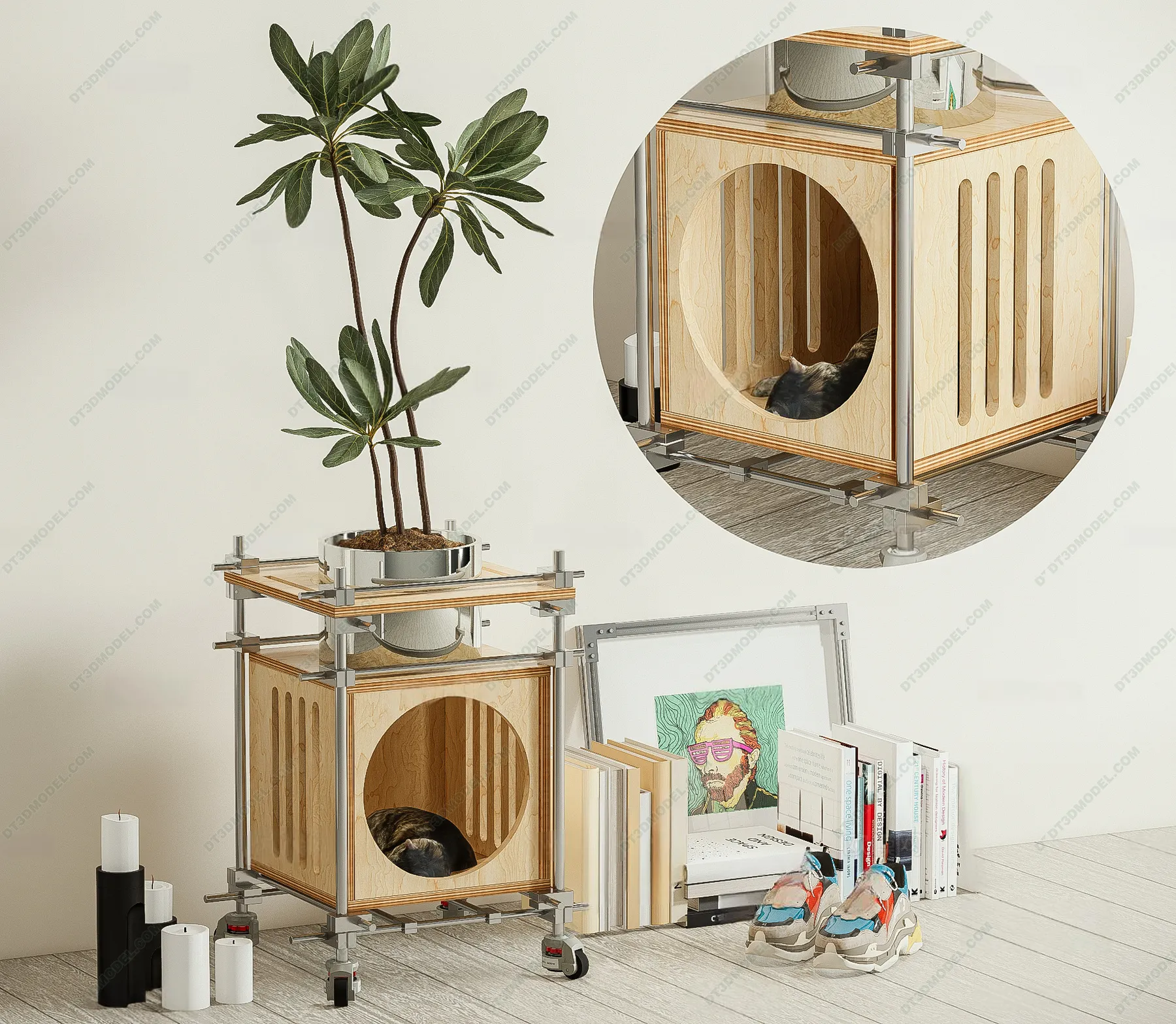 3D Models of Decoration for pet – 061 – VRAY