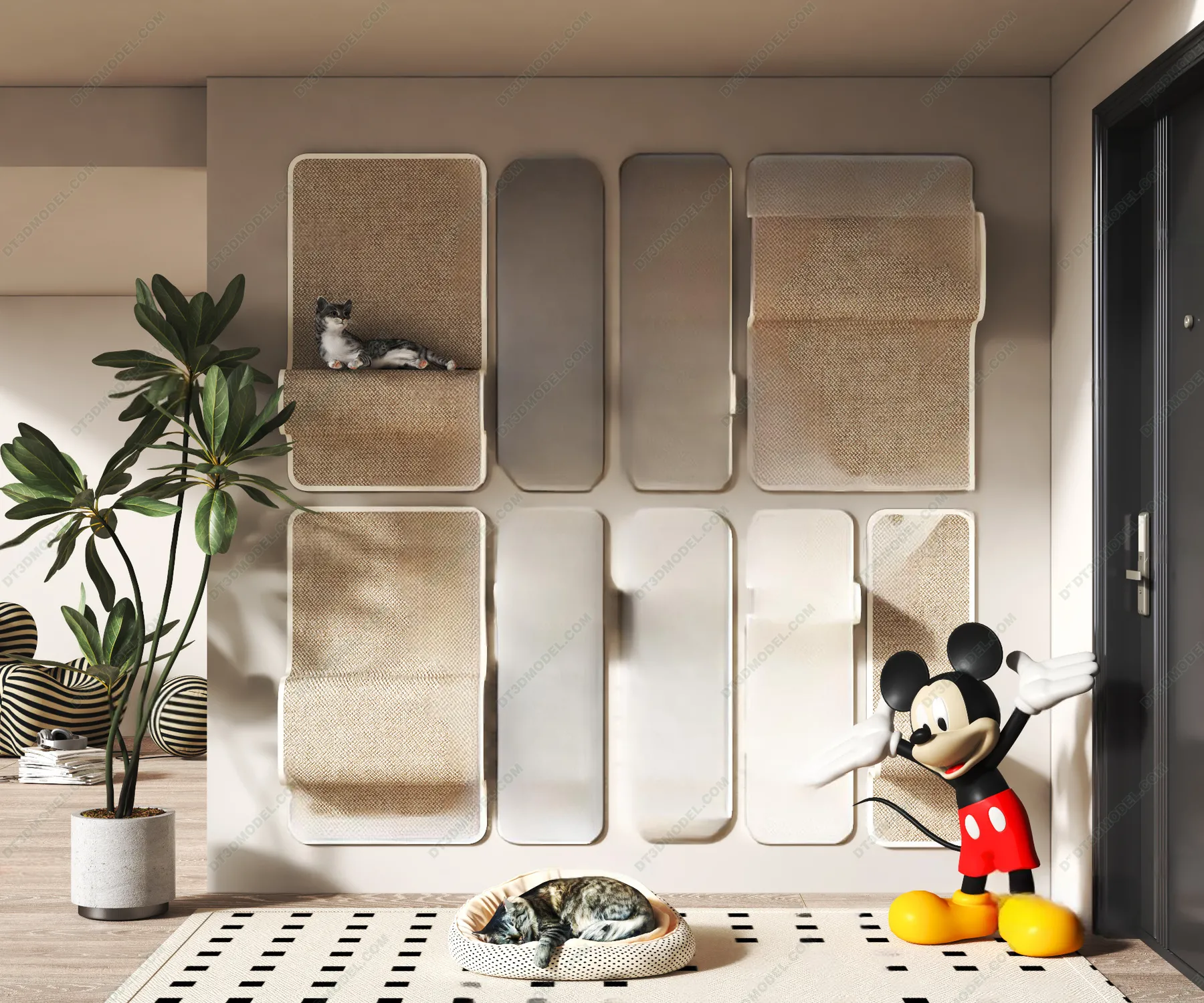 3D Models of Decoration for pet – 066 – VRAY