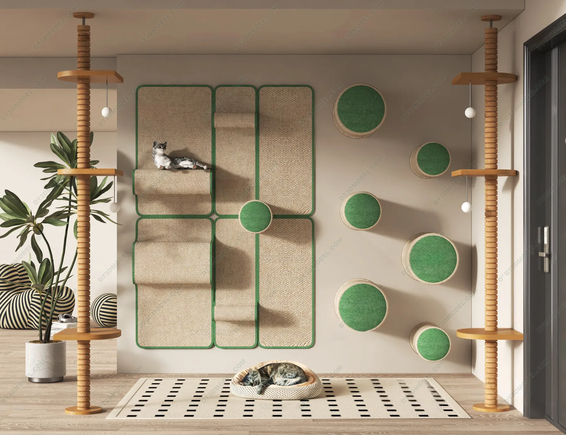 3D Models of Decoration for pet – 068 – VRAY