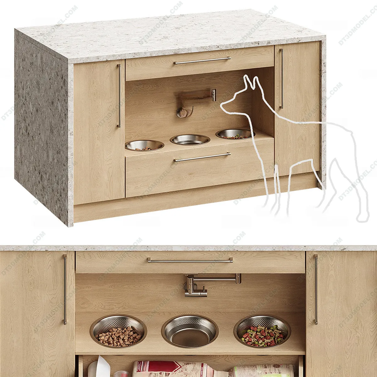 3D Models of Decoration for pet – 072 – VRAY