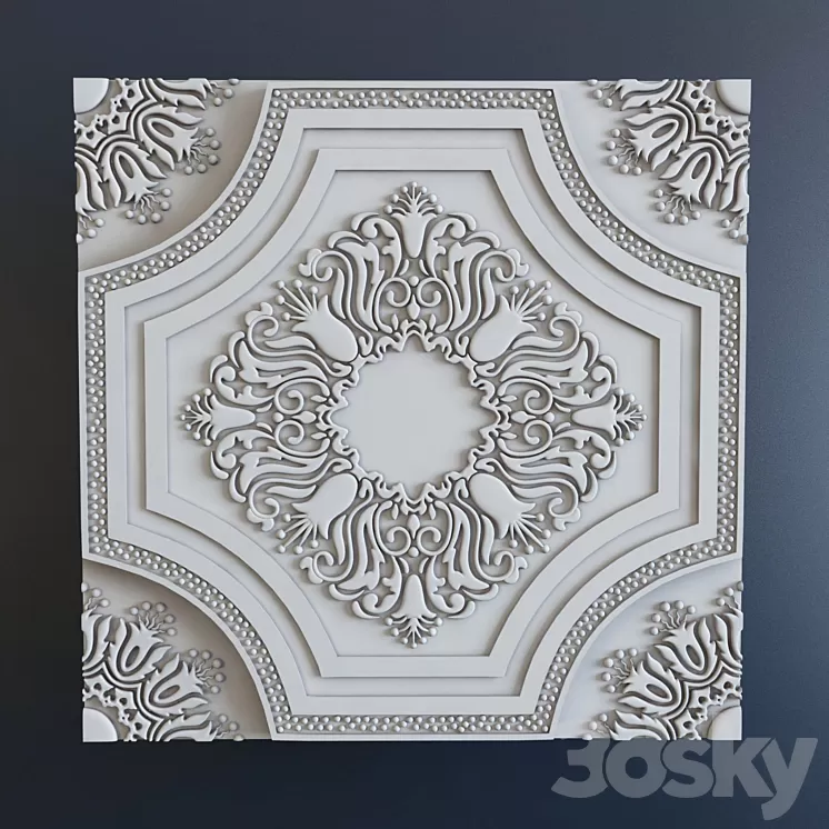 3d panel 2323 3D Model 3d panel 2323 3D Model