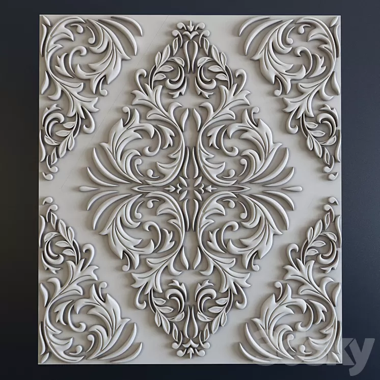 3d panel 3434 3D Model 3d panel 3434 3D Model