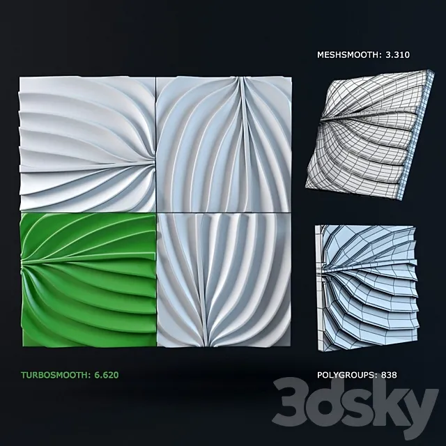 3d panel 3D Model 3d panel 3D Model