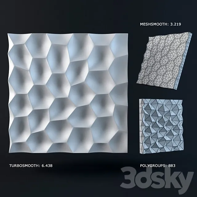 3d panel 3DModel