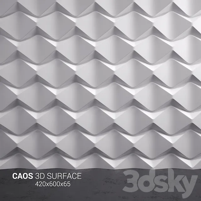 3d panel CAOS 3DModel 3d panel CAOS 3DModel