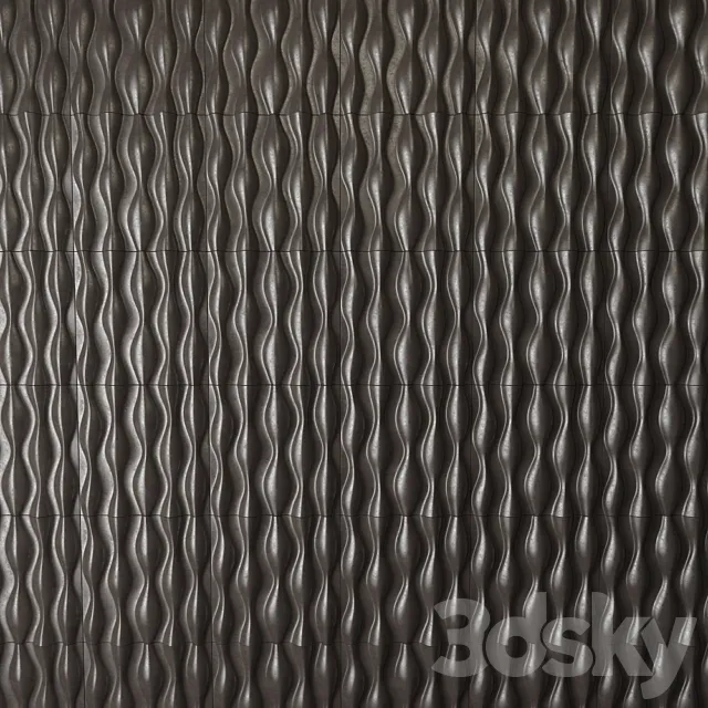 3d panel Drop M-0016 3D Model