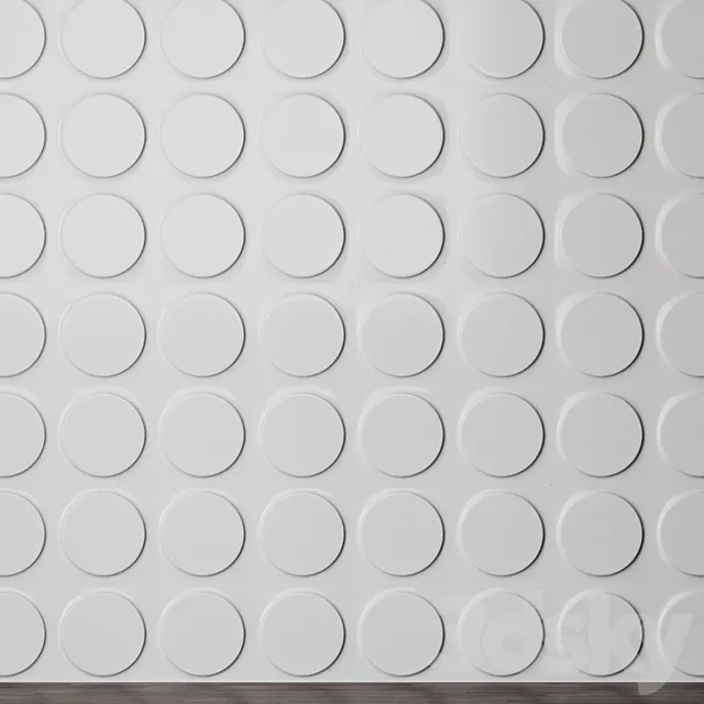 3D panel ECO – Ellipses 3D Model