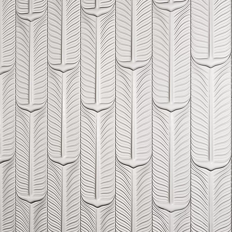 3D Panel feather 3D Model