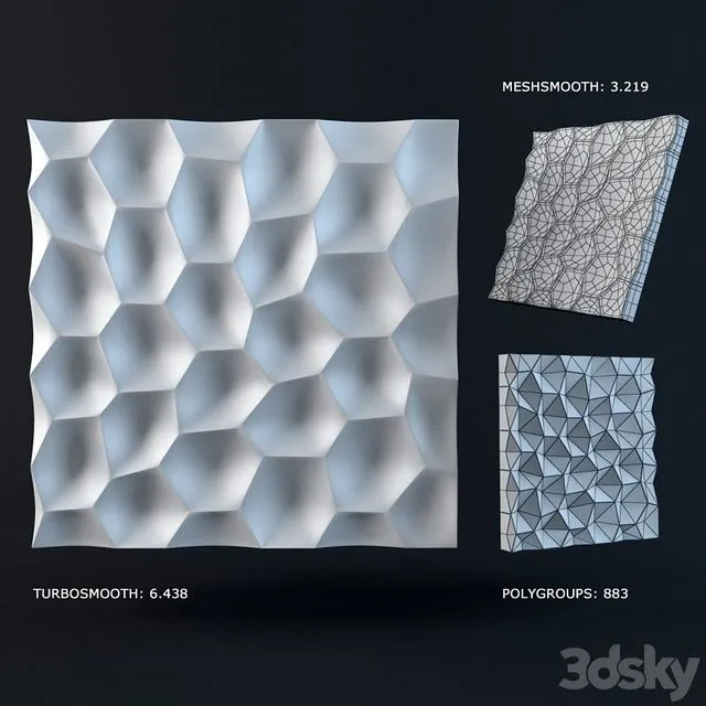 3d panel (for wall) 3D Model