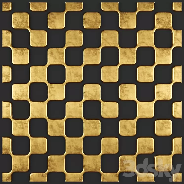 3D panel futurism. 3D Model 3D panel futurism. 3D Model