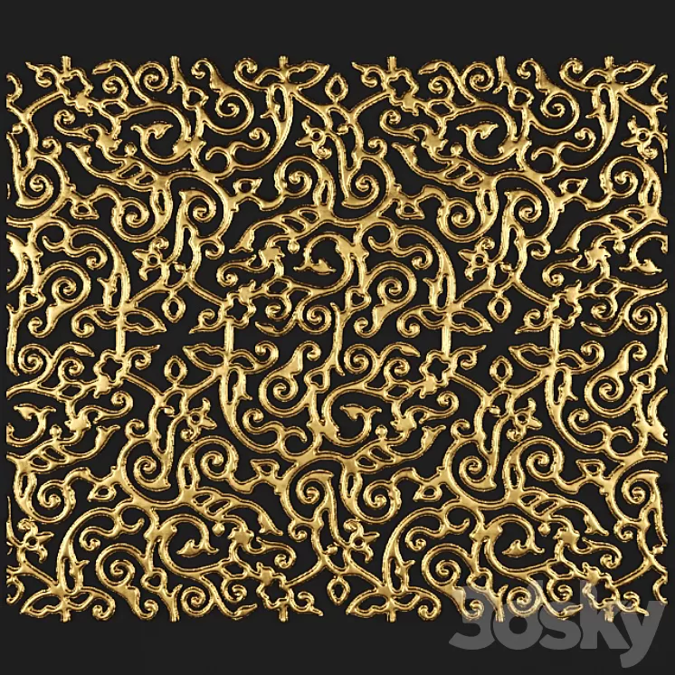 3D panel futurism. 3D Model 3D panel futurism. 3D Model