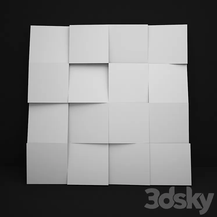 3D panel "Quadro" 3D Model