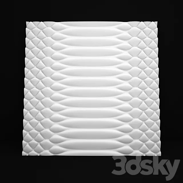 3D panel “Reptilian” 3DModel 3D panel “Reptilian” 3DModel