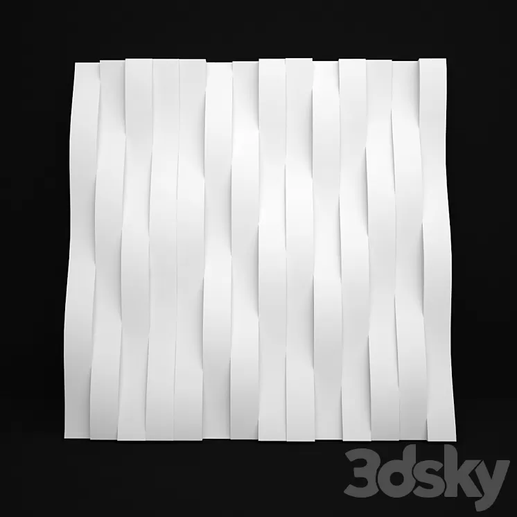 3D panel "Storm" 3D Model