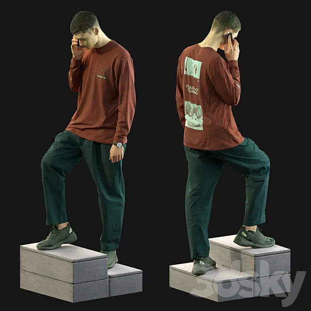 3d scan man 13 3D Model