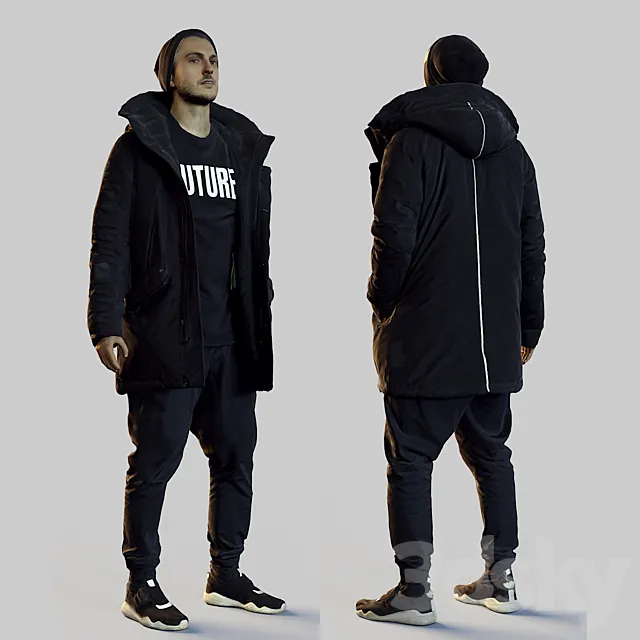 3d scan man 3 3DModel