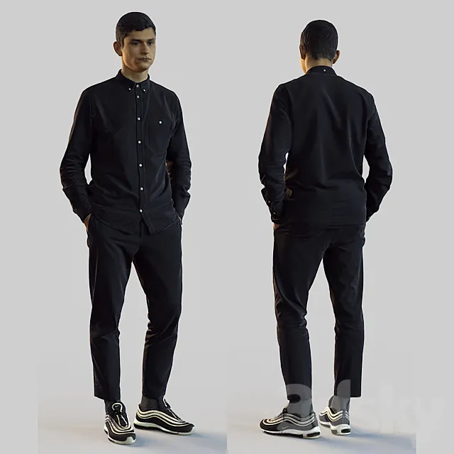 3d scan man 4 3D Model