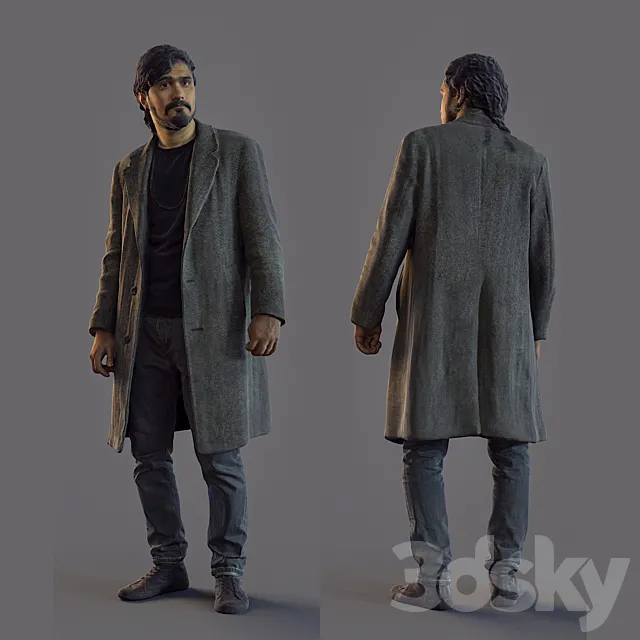 3d scan man 5 3D Model