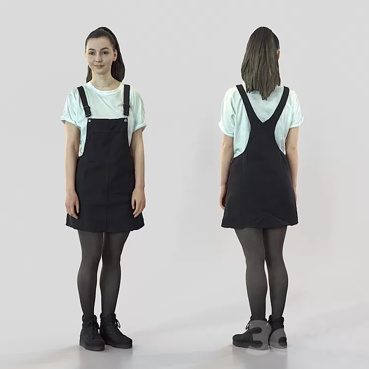 3d scan woman 6 3D Model