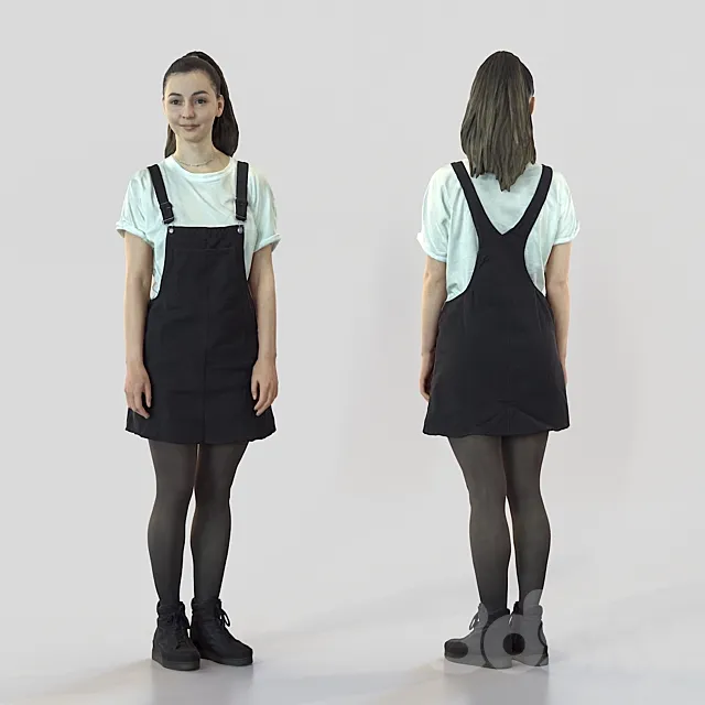 3d scan woman 6 3DModel