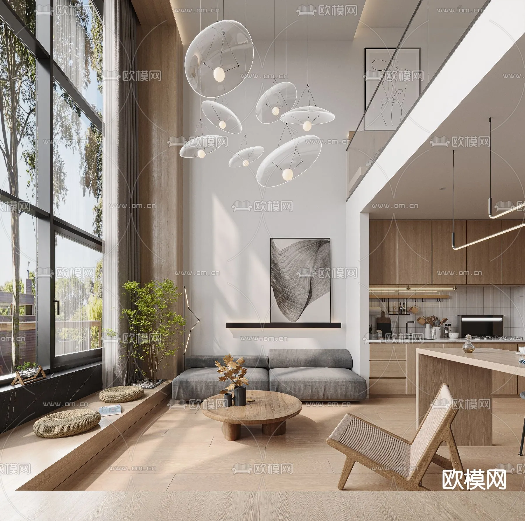 3D SCENES – APARTMENT – CORONA – 3D MODEL – 161