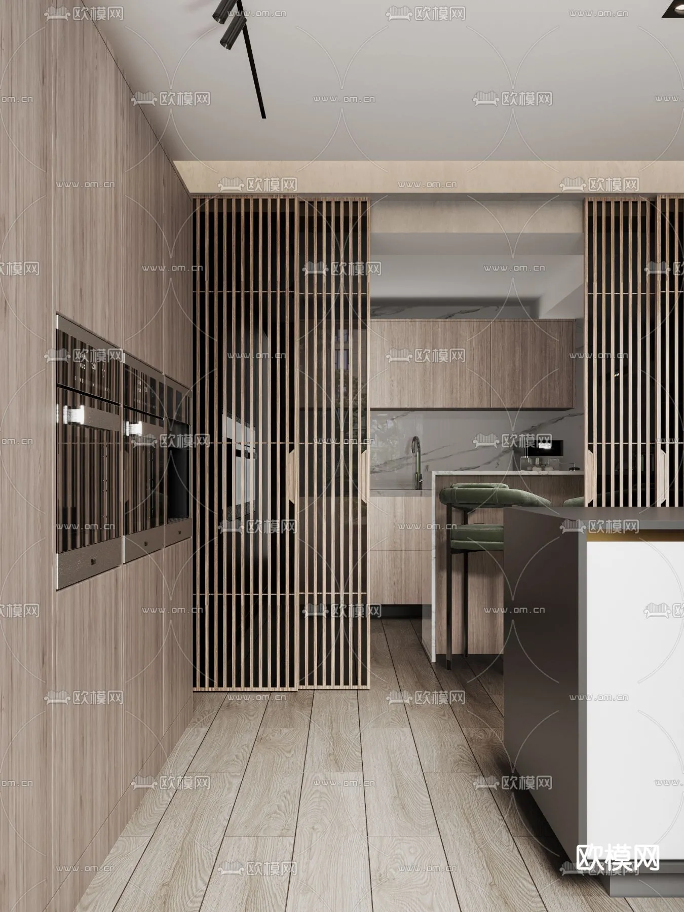 3D SCENES – APARTMENT – CORONA – 3D MODEL – 172