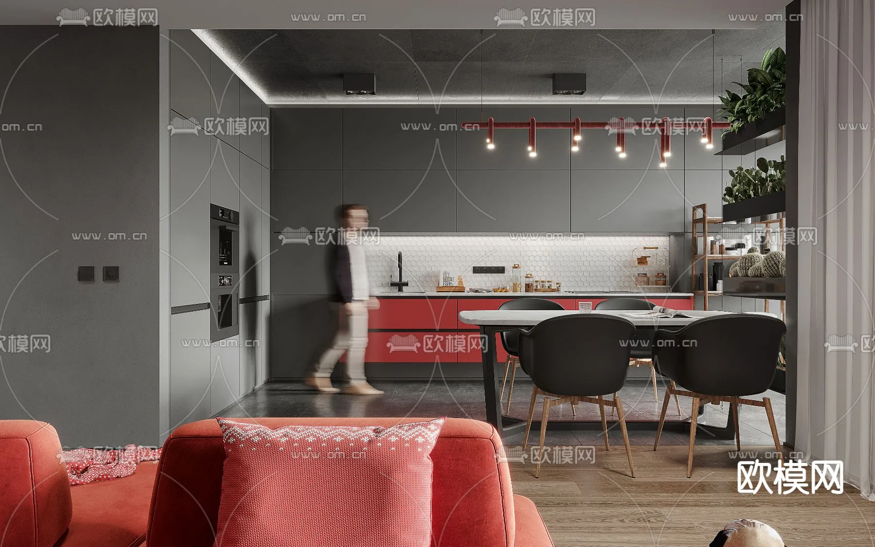 3D SCENES – APARTMENT – CORONA – 3D MODEL – 181