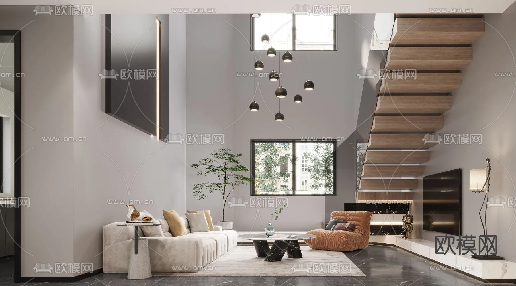 3D SCENES – APARTMENT – CORONA – 3D MODEL – 189