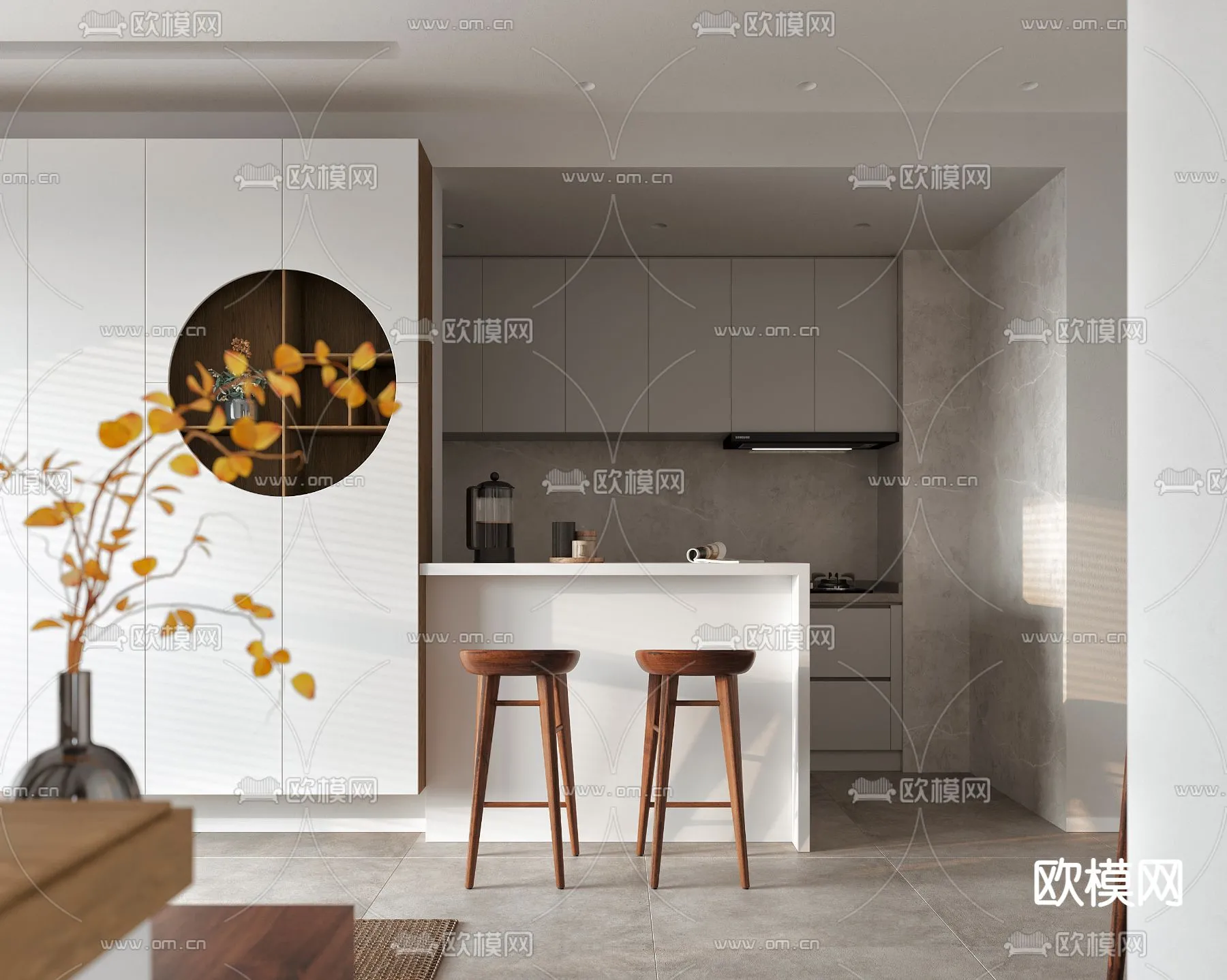 3D SCENES – APARTMENT – CORONA – 3D MODEL – 192