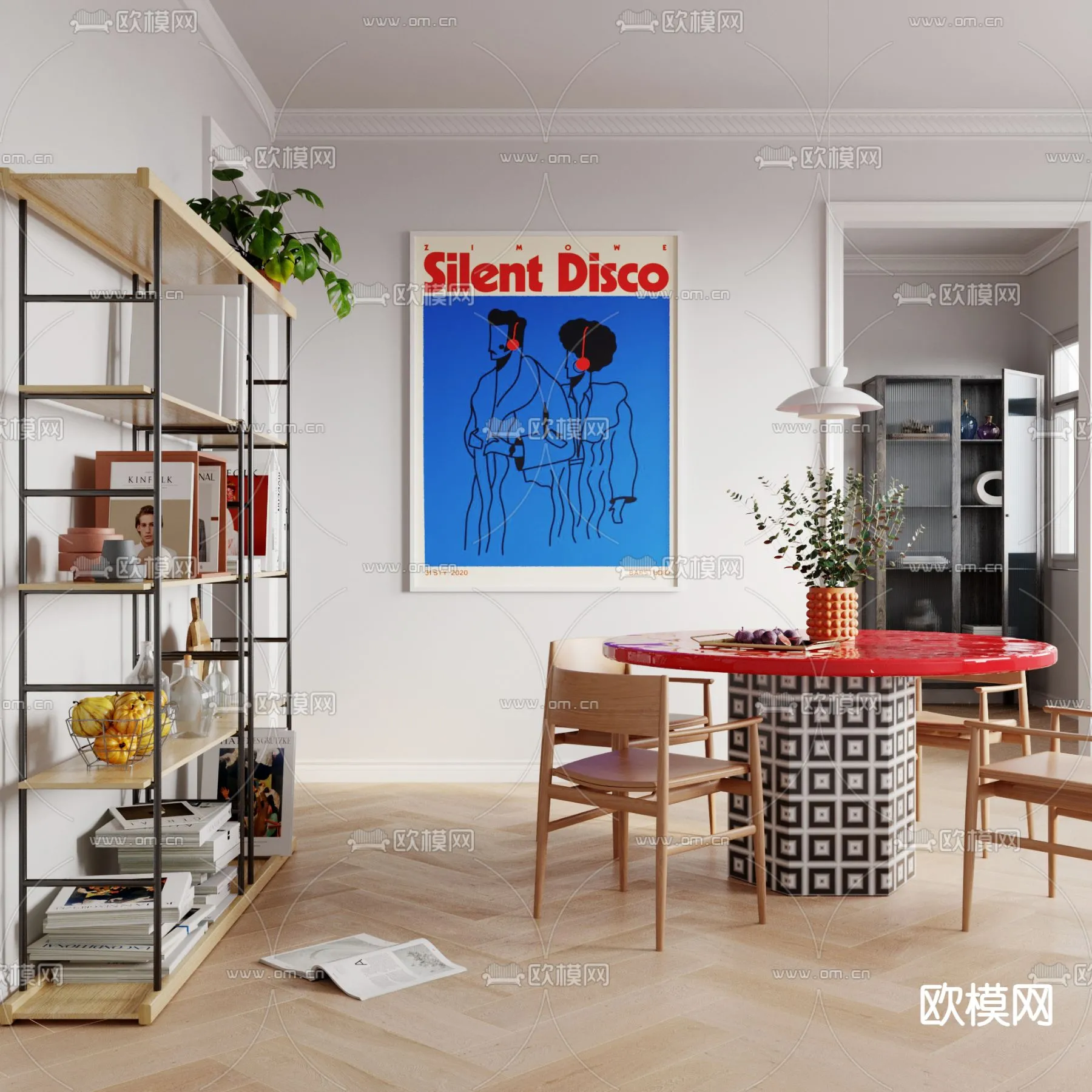 3D SCENES – APARTMENT – CORONA – 3D MODEL – 196