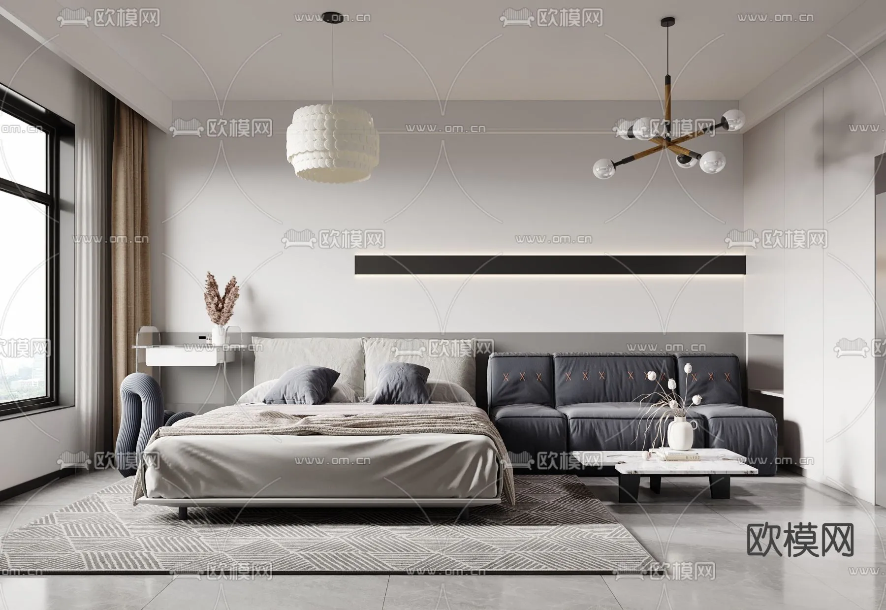 3D SCENES – APARTMENT – CORONA – 3D MODEL – 202