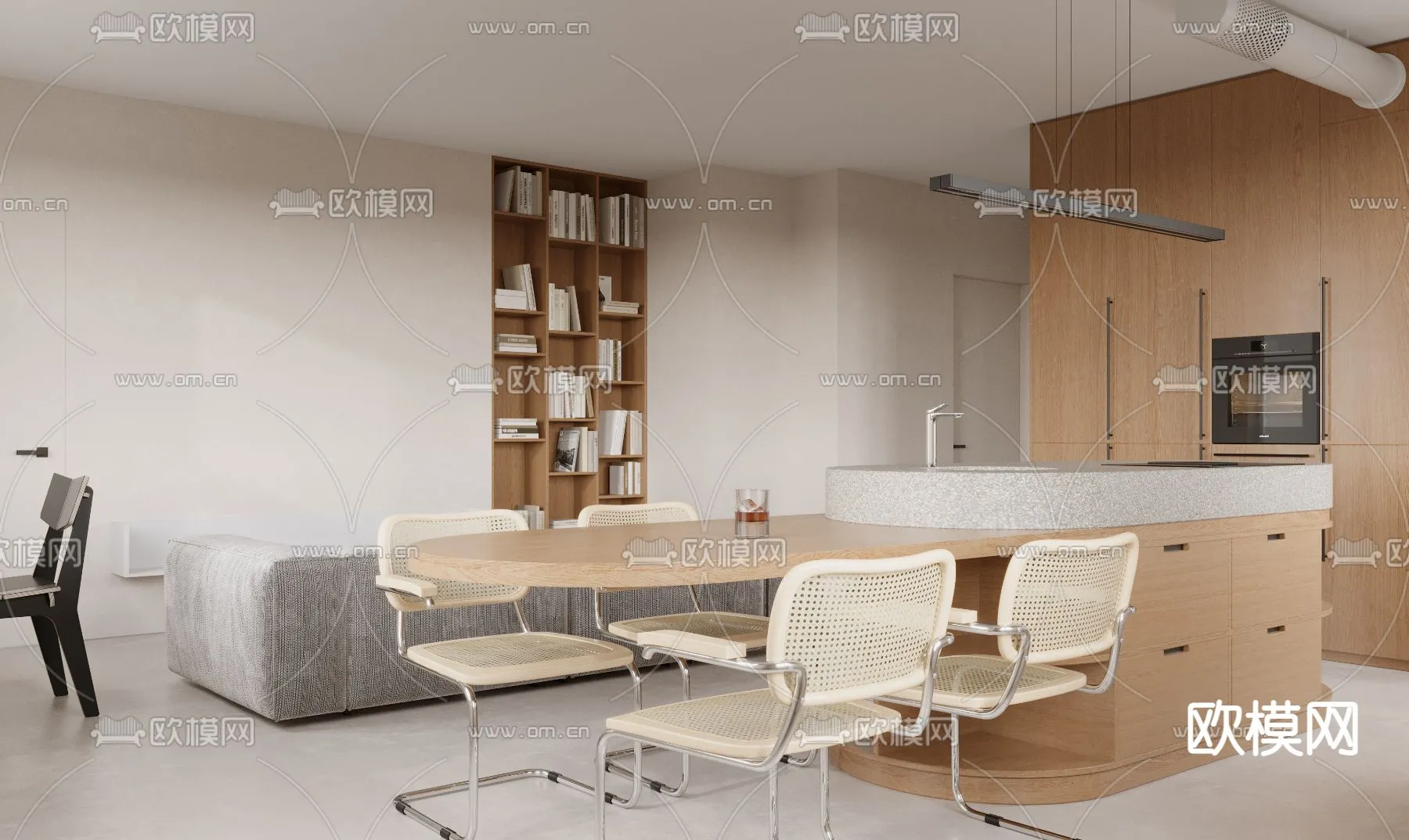 3D SCENES – APARTMENT – CORONA – 3D MODEL – 208