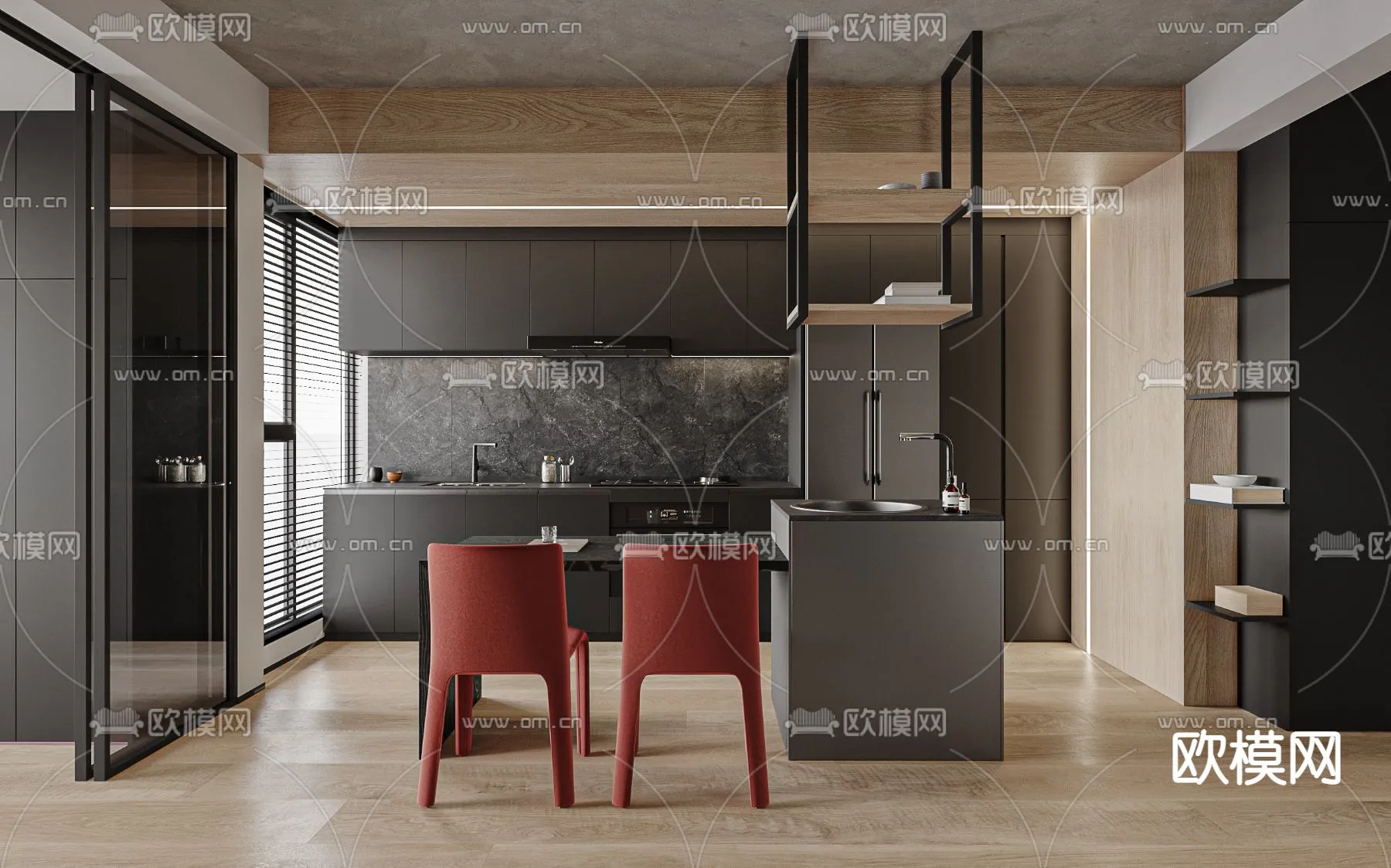 3D SCENES – APARTMENT – CORONA – 3D MODEL – 210