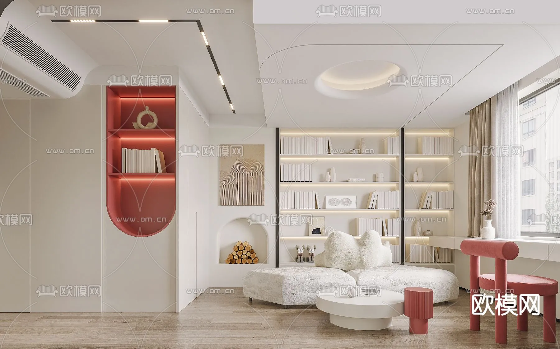 3D SCENES – APARTMENT – CORONA – 3D MODEL – 217