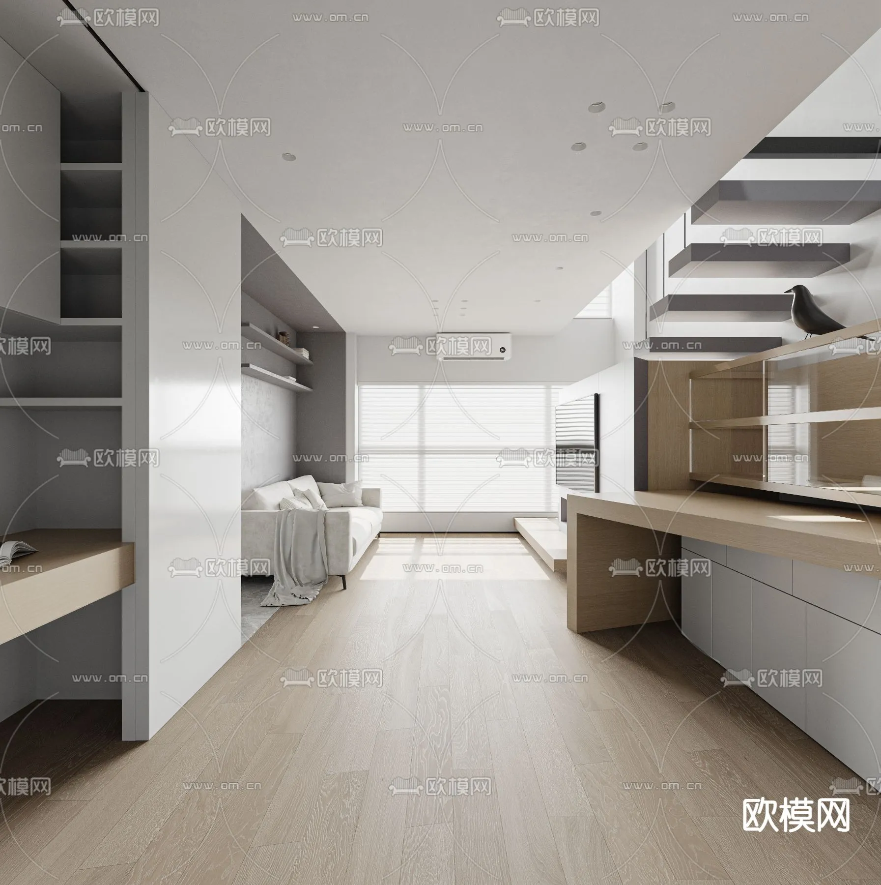 3D SCENES – APARTMENT – CORONA – 3D MODEL – 235