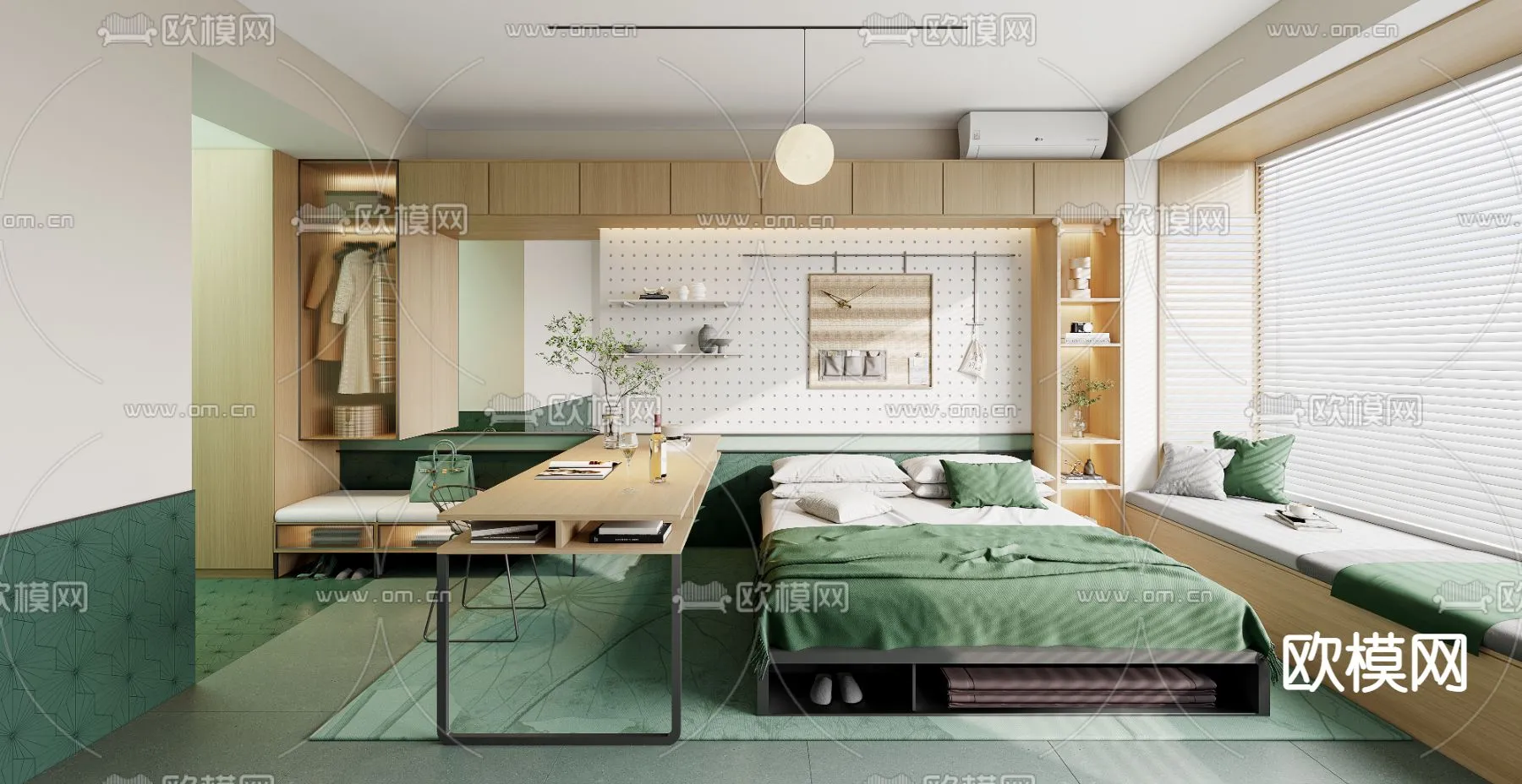 3D SCENES – APARTMENT – CORONA – 3D MODEL – 236