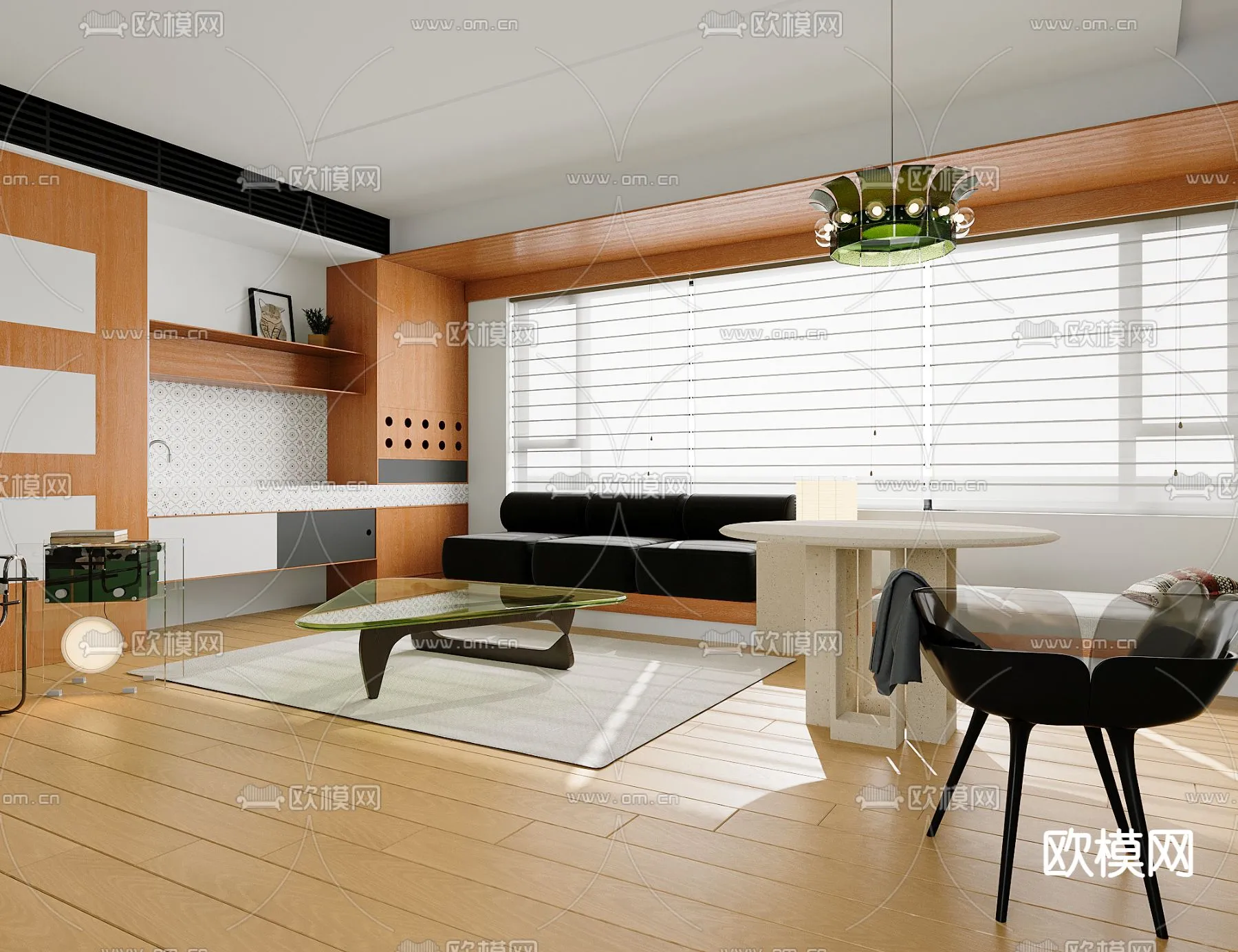 3D SCENES – APARTMENT – CORONA – 3D MODEL – 249