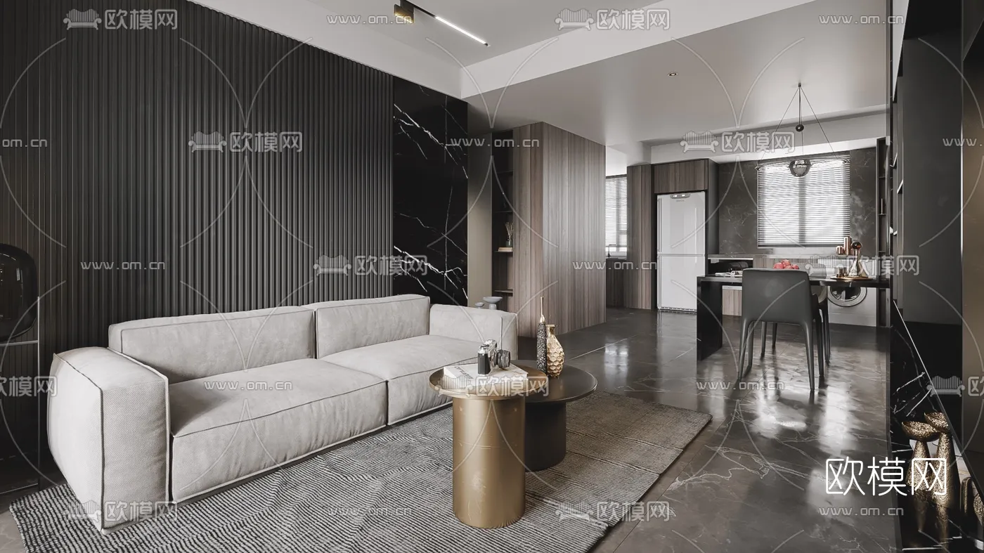 3D SCENES – APARTMENT – VRAY / CORONA – 3D MODEL – 144