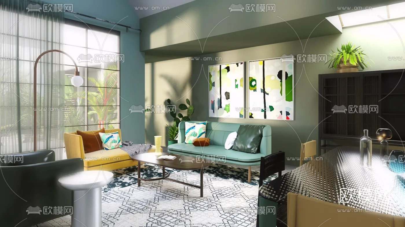 3D SCENES – APARTMENT – VRAY / CORONA – 3D MODEL – 148