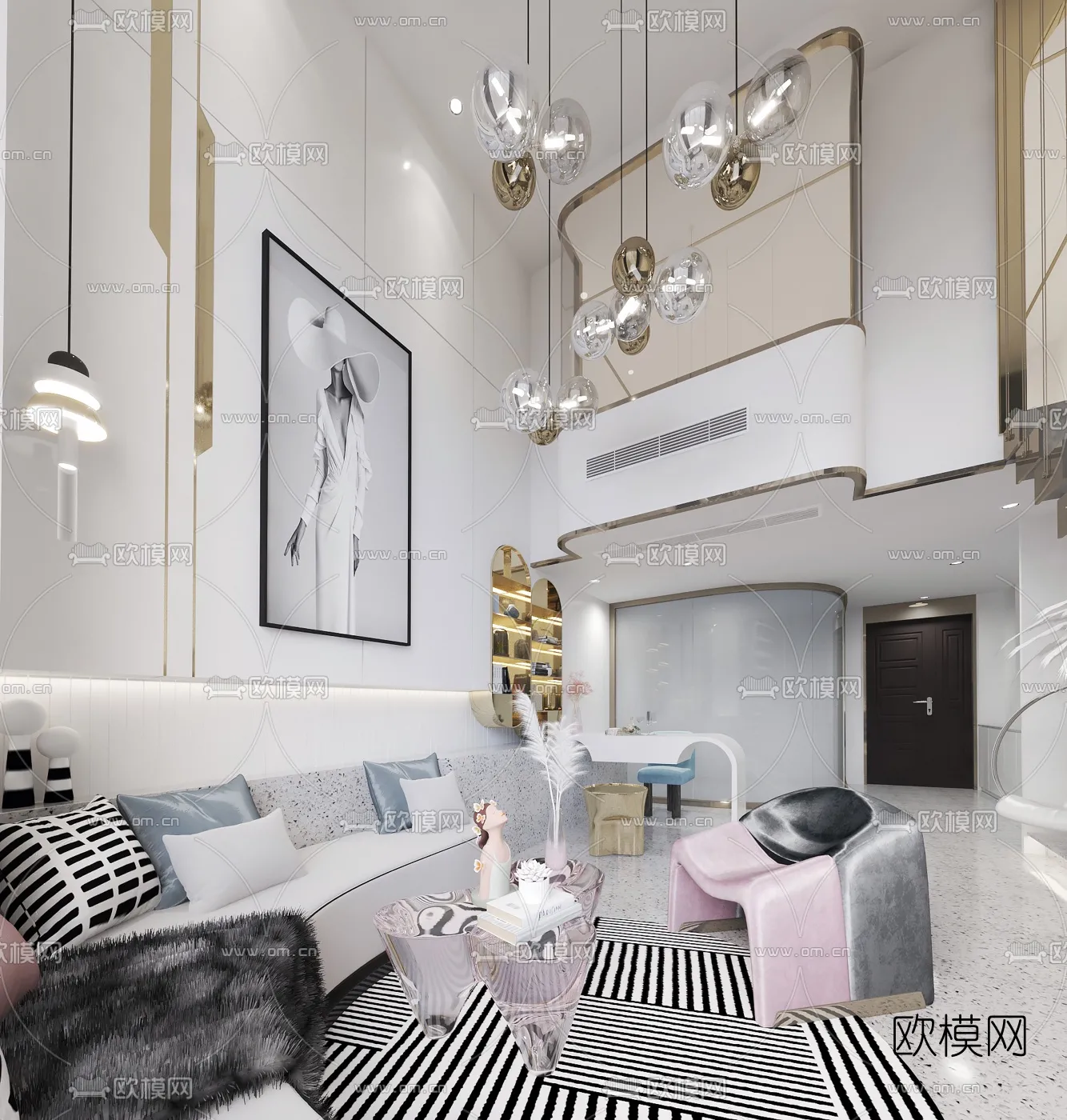 3D SCENES – APARTMENT – VRAY / CORONA – 3D MODEL – 150