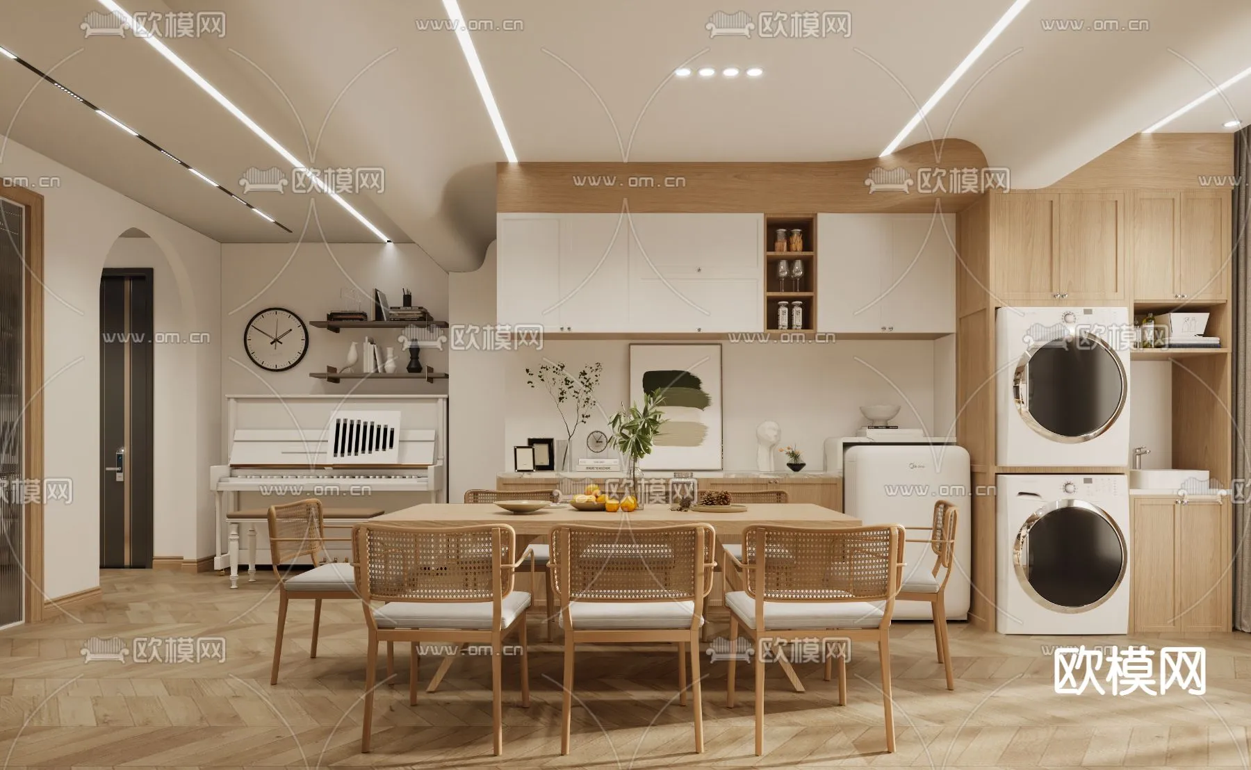 3D SCENES – APARTMENT – VRAY / CORONA – 3D MODEL – 153