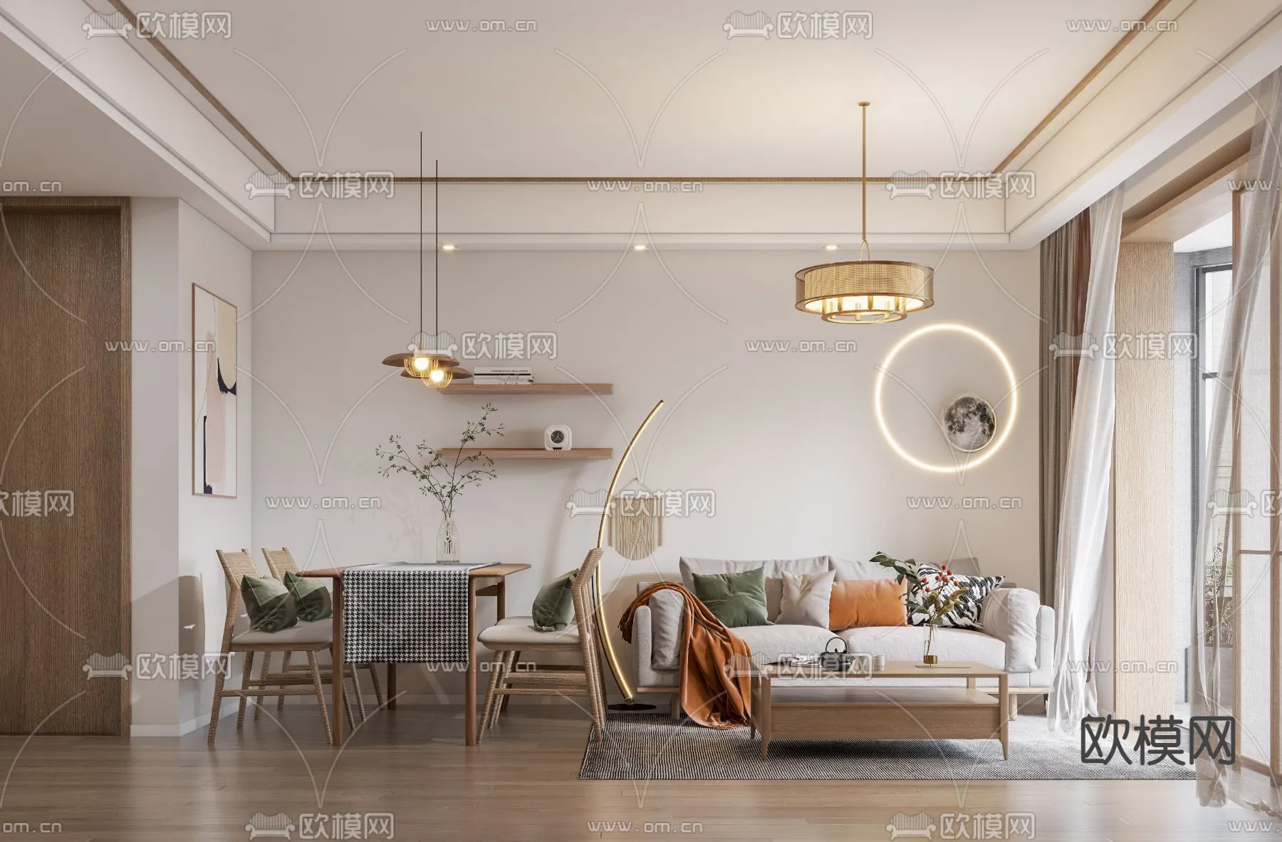 3D SCENES – APARTMENT – VRAY / CORONA – 3D MODEL – 155