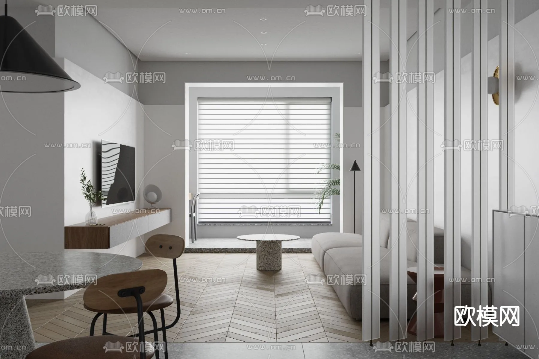 3D SCENES – APARTMENT – VRAY / CORONA – 3D MODEL – 164